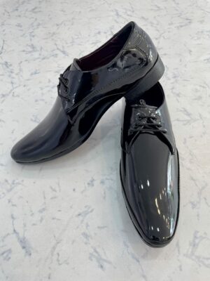 Black Glossy Shoes For Men