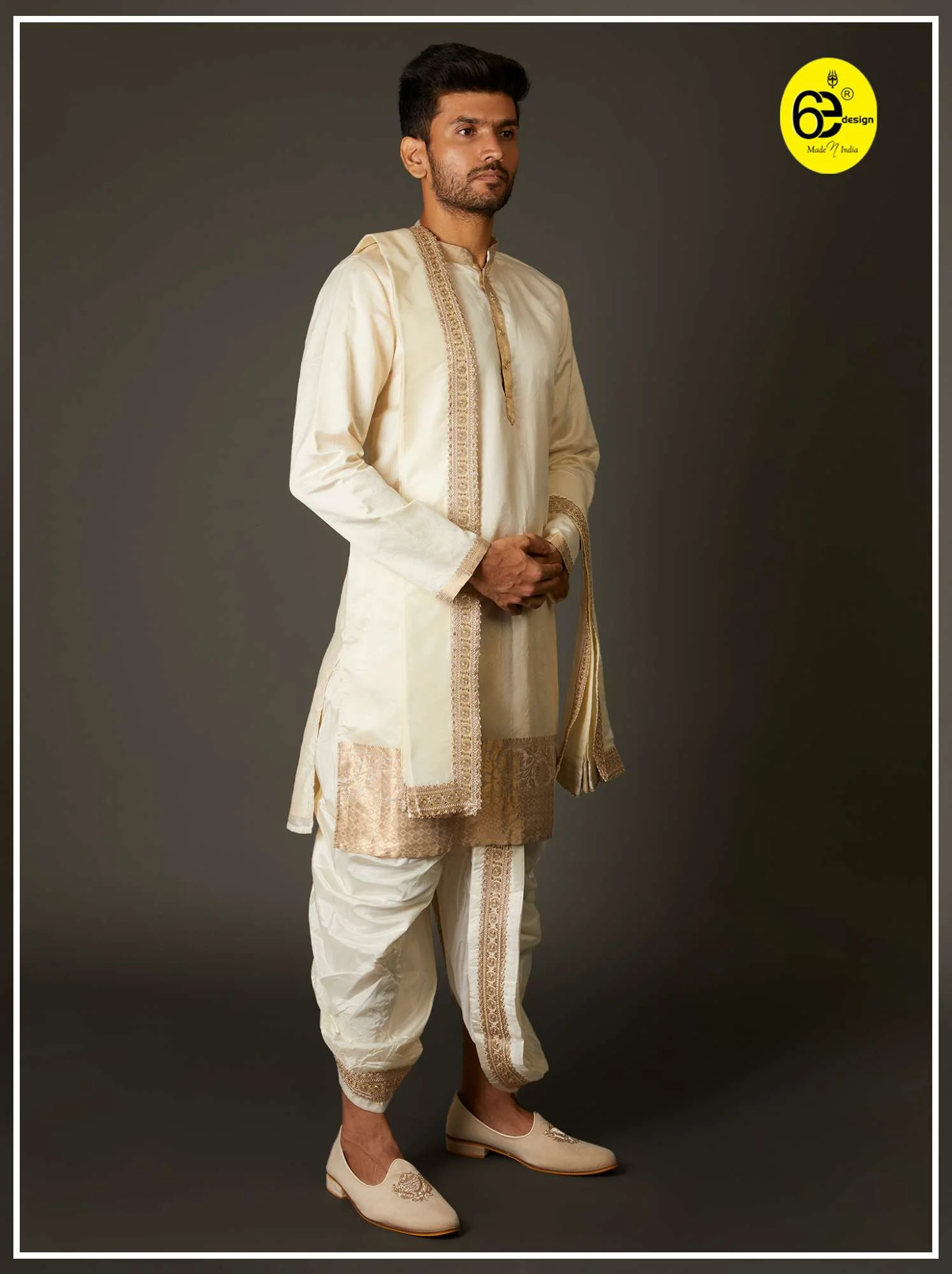 Pattu Pancha Set ~ DE6E110 - Image 2