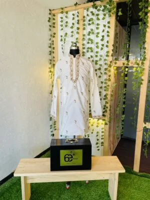 Cream Color Pattu Pancha
