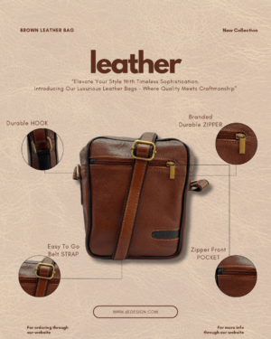 Brown Leather Bag - 51