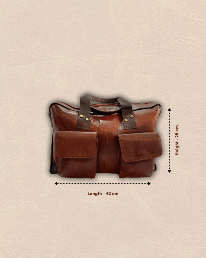 Brown Leather Bag - 57