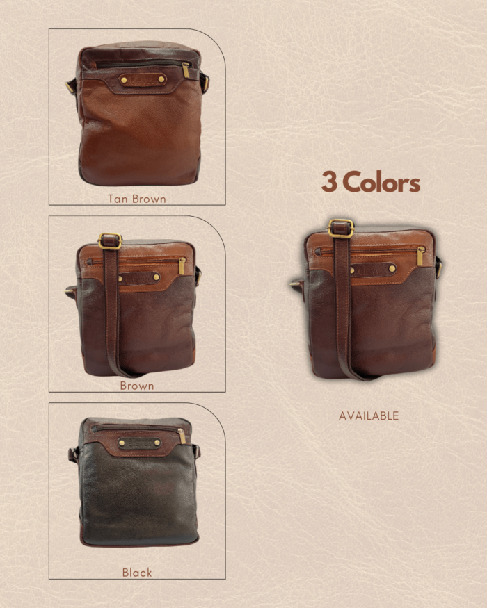 Brown Leather Bag - KL37