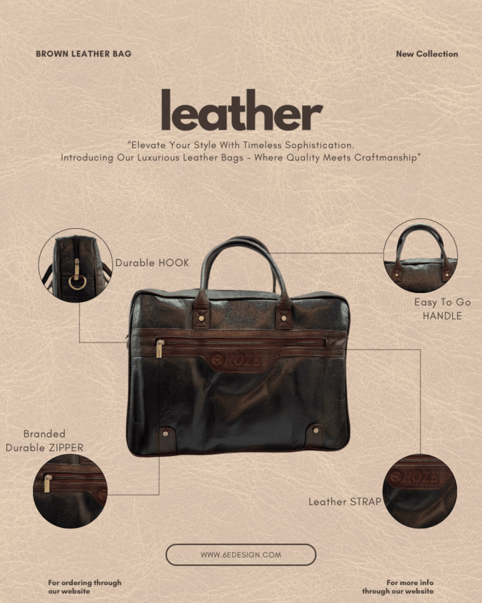 Brown Leather Bag - 56