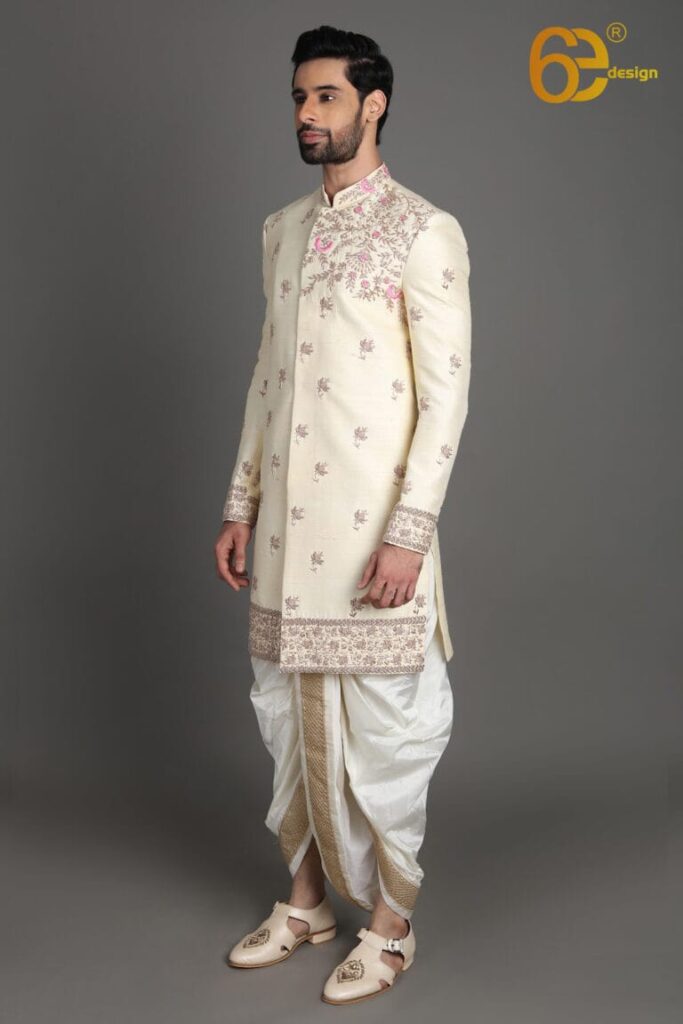 Looking for the Perfect Groom Sherwani? Here’s What’s Trending Right Now 5 set 7 2 768x1152 1