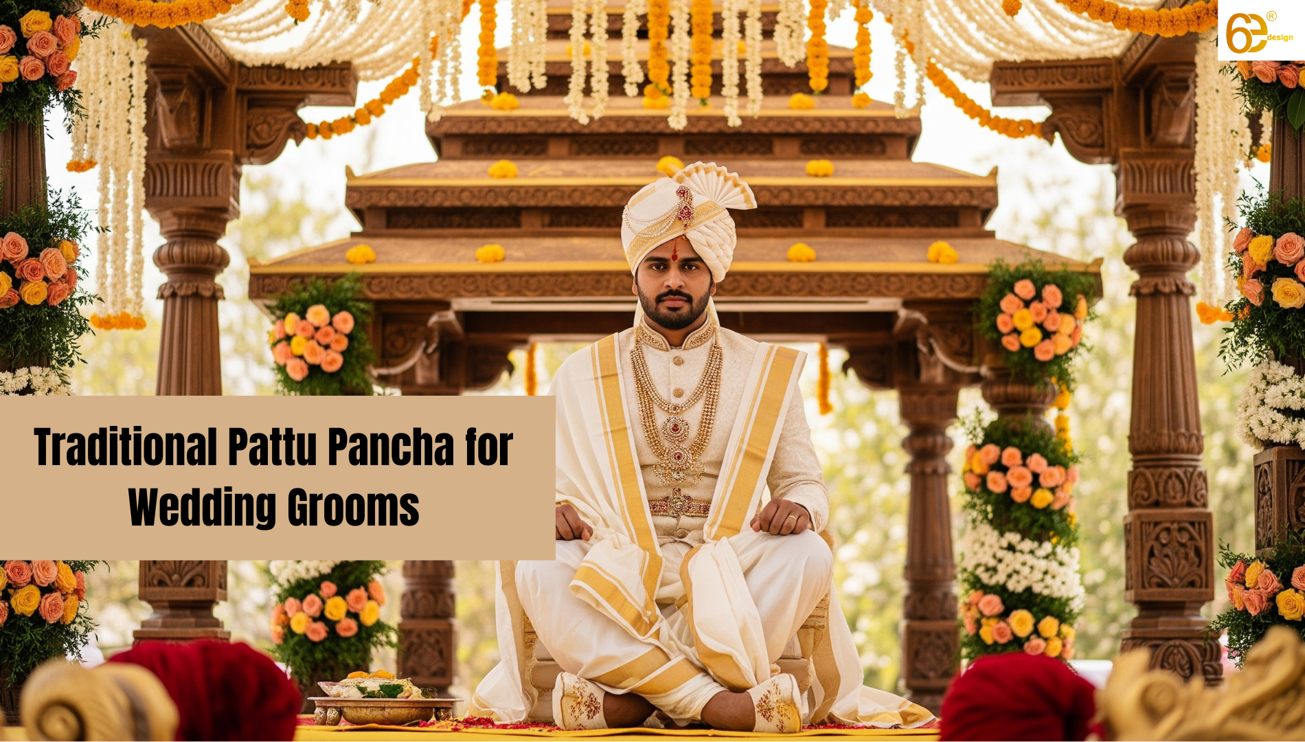 Pattu Pancha for Wedding – Traditional South Indian Groom Attire