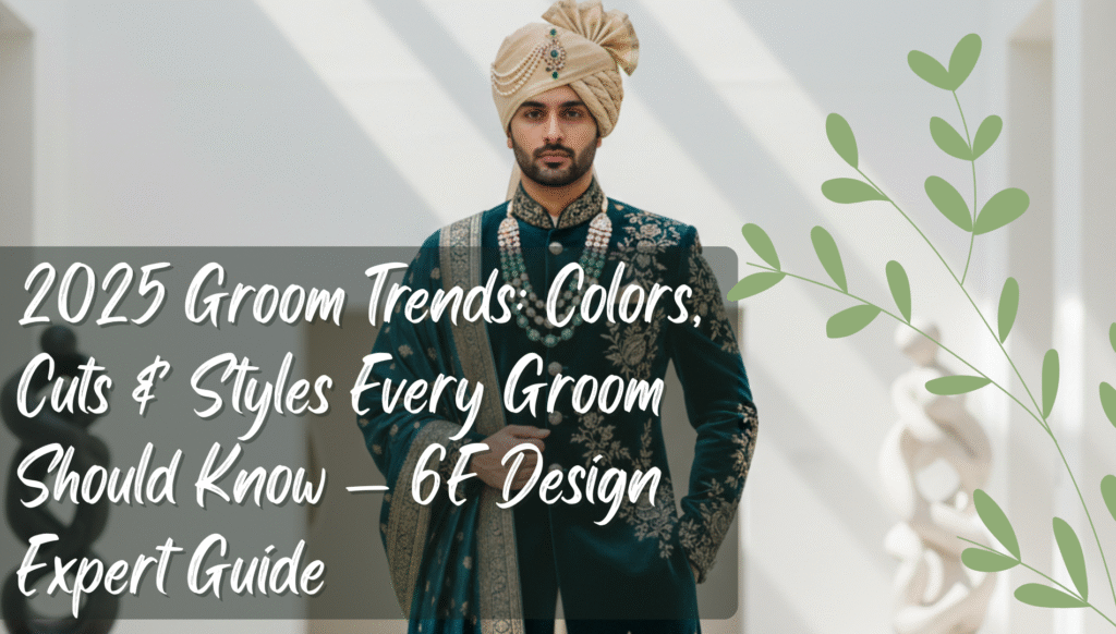 2025 Groom Trends: Colors, Cuts & Styles Every Groom Should Know — 6E Design Expert Guide 7 Add a heading 22