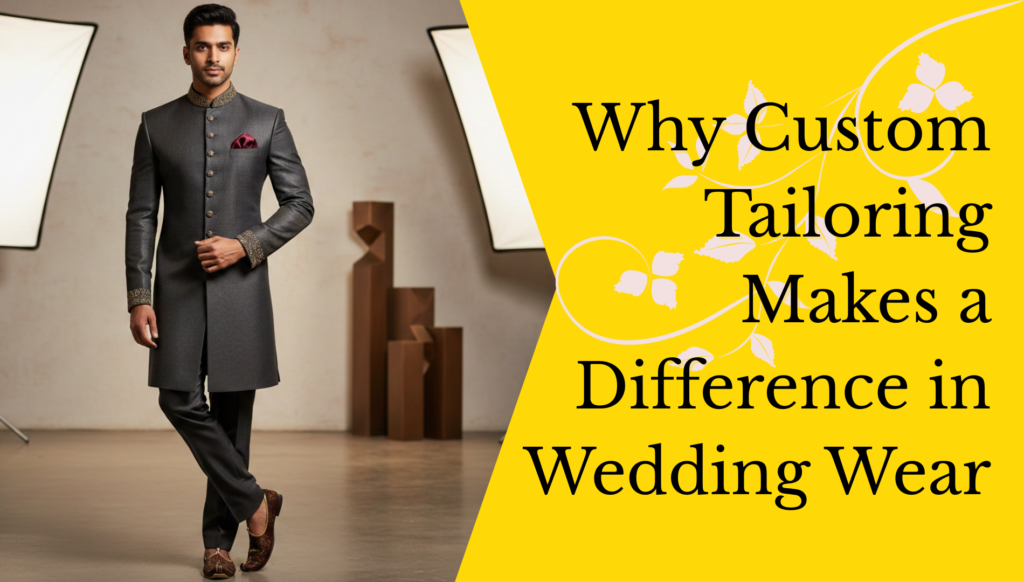 Custom Tailoring Makes a Difference in Wedding Wear