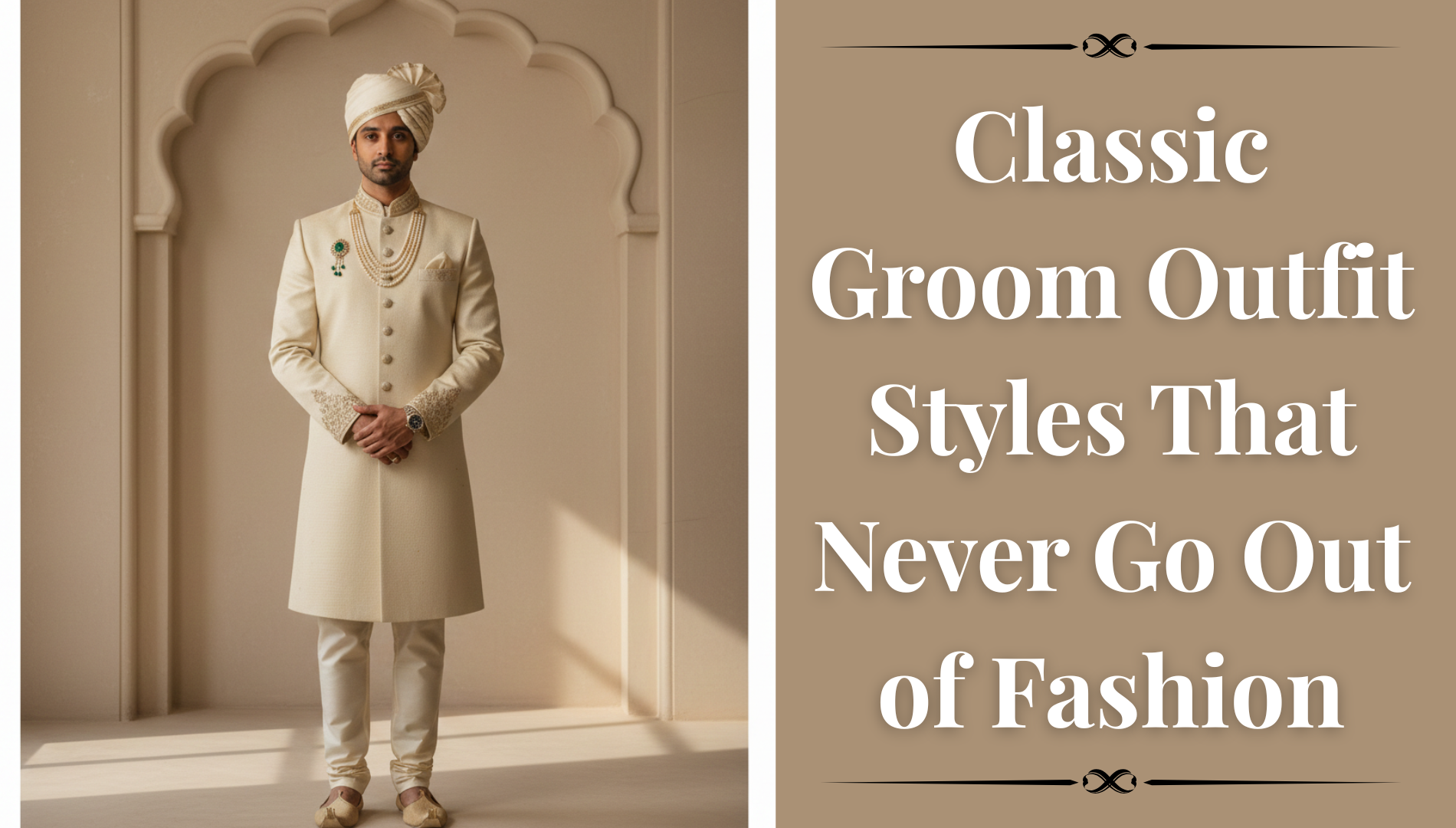 Classic Groom Outfit Styles That Never Go Out of Fashion