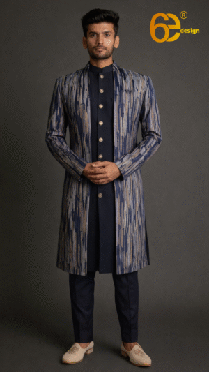 Fancy Jacquard Open Jacket
