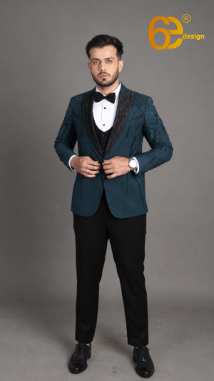 Teal Blue Tuxedo for Men | Elegant Formal Wear