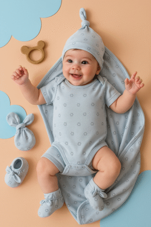 Newborn Baby Gift Set – Pack of 5 | Premium Gifting Combo