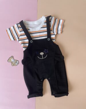 Little Kids Unisex Dungaree Set – Cute Casual Romper