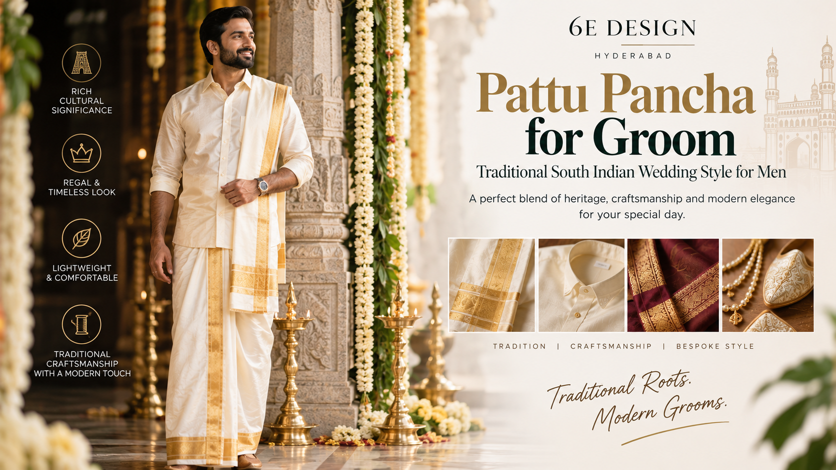 Pattu Pancha Traditional Roots, Modern Grooms
